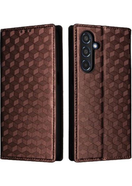 Samsung Galaxy M35 5g Cüzdan Manyetik Kapatma Kart Yuvaları Için Flip Case (Yurt Dışından)