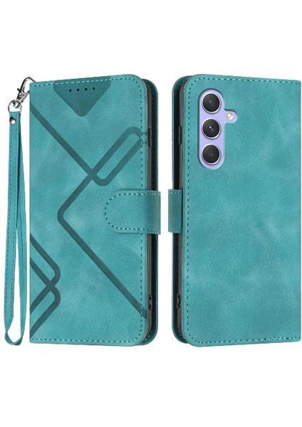 Kart Yuvası ile Samsung Galaxy A16 Manyetik Kapak Pu Deri Için Flip Case (Yurt Dışından)