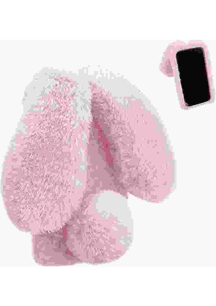 Realme C67 Peluş Durumda Sonbahar ve Kış Güzel Plushrabbit Tavşan (Yurt Dışından)