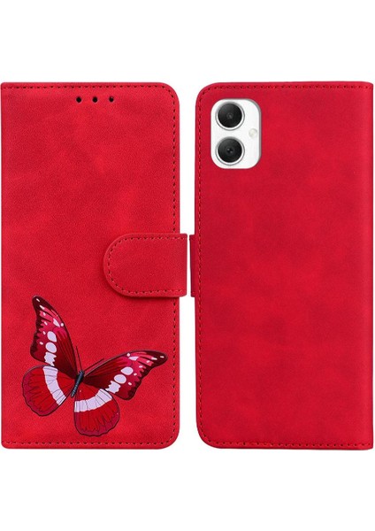Samsung Galaxy A06 Kart Yuvaları Için Flip Case Folio Kapak Renk Baskılı (Yurt Dışından)