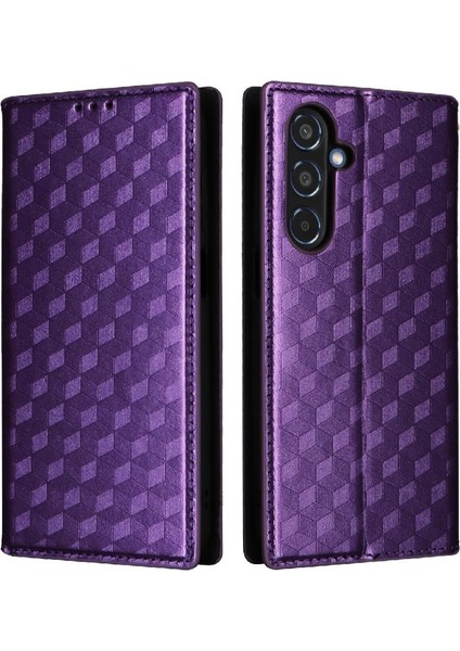 Samsung Galaxy M35 5g Cüzdan Manyetik Kapatma Kart Yuvaları Için Flip Case (Yurt Dışından)