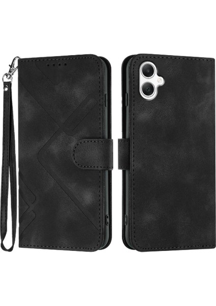 GX Boutique Samsung Galaxy A06 Flip Cüzdan Manyetik Kapak Pu Deri Için Flip Case (Yurt Dışından)