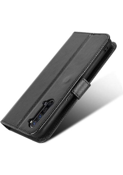 Oppo Finf X2 Lite Için Kılıf Kapak Manyetik Cüzdan Kart Tutucu Kickstand (Yurt Dışından)