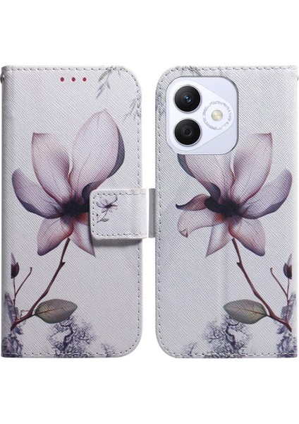 Onur X60I Manyetik Kapatma Pu Deri Cüzdan Boyalı Kart Için Flip Case (Yurt Dışından)