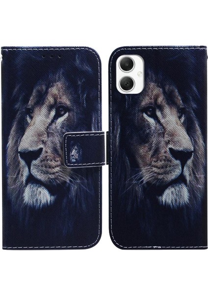 Samsung Galaxy A06 Kart Yuvaları Için Flip Case Pu Deri Cüzdan Manyetik (Yurt Dışından)