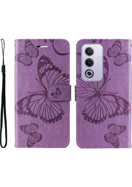 Kart Yuvası Standı Flip Kickstand ile Oppo A3 Pro 5g Pu Deri Için Kılıf (Yurt Dışından)