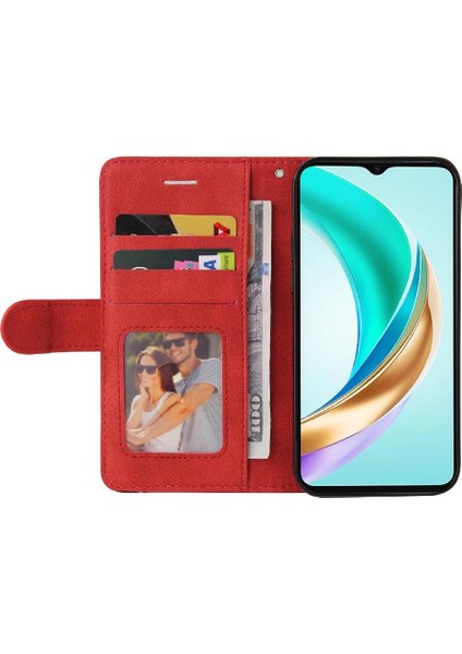 Onur X6B Dikiş Renk Deri Cüzdan Için Flip Case Kickstand Flip Kitap (Yurt Dışından) modelleri