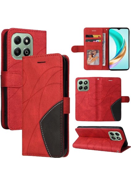 Onur X6B Dikiş Renk Deri Cüzdan Için Flip Case Kickstand Flip Kitap (Yurt Dışından) fırsatları