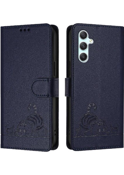 Samsung Galaxy A34 5g Kart Yuvası Tutucu Için Kickstand Kedi Rfıd Cüzdan (Yurt Dışından) indirimleri