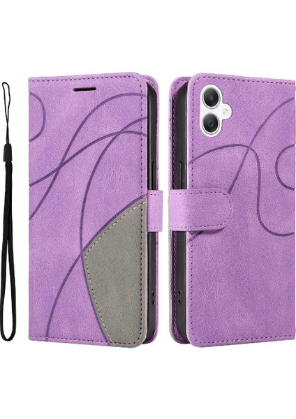 Kart Yuvası Standı ile Samsung Galaxy A06 Için Flip Case Flip Folio Kitap (Yurt Dışından)