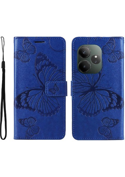Realme Gt 6 Flip Kickstand Için Kılıf Kart Yuvası Standı ile Darbeye Kapak (Yurt Dışından)