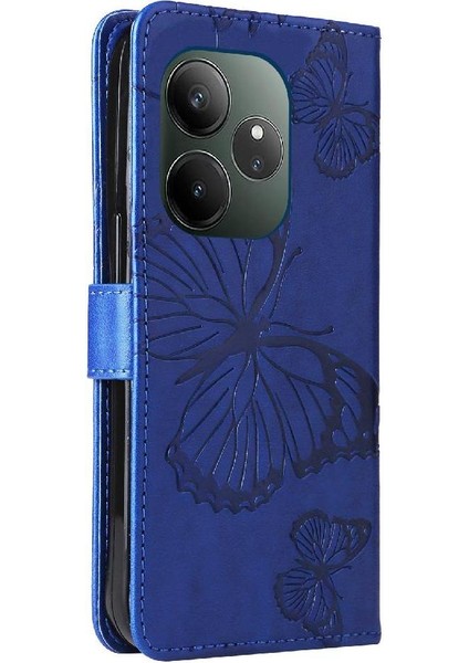 Realme Gt 6 Flip Kickstand Için Kılıf Kart Yuvası Standı ile Darbeye Kapak (Yurt Dışından)