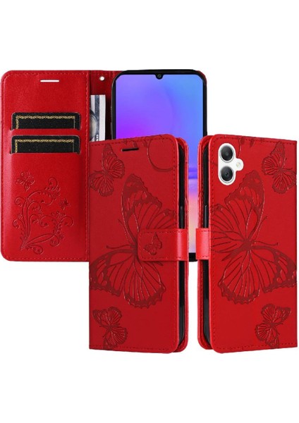 Samsung Galaxy A06 Flip Kickstand Manyetik Kapak Darbeye Kapak (Yurt Dışından)