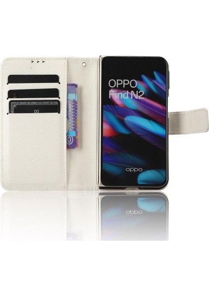 Oppo Için Kılıf N2 Manyetik Cüzdan Kickstand Kart Tutucu Kapak Bulmak (Yurt Dışından)