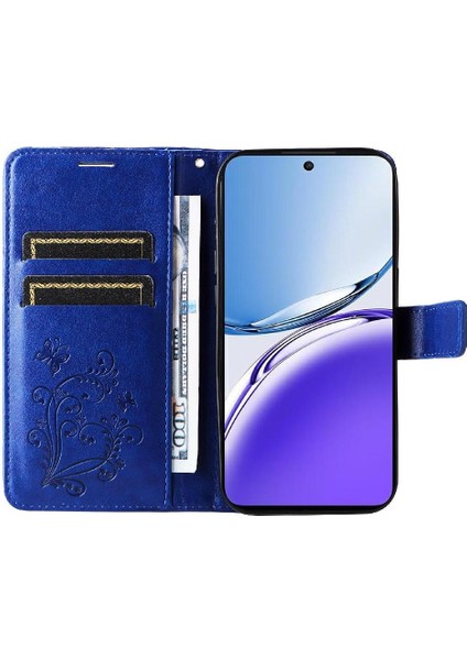 GX Boutique Oppo A3 5g Flip Kickstand Manyetik Kapak Darbeye Kapak Pu (Yurt Dışından)