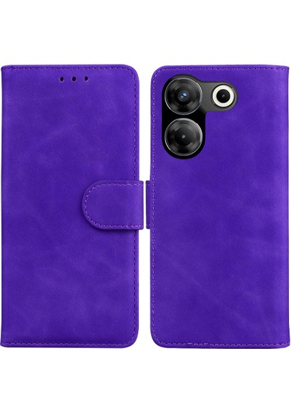 Tecno Camon 20 Premium Pu Deri Standı Tutucu Manyetik Kart Için Flip Case (Yurt Dışından)