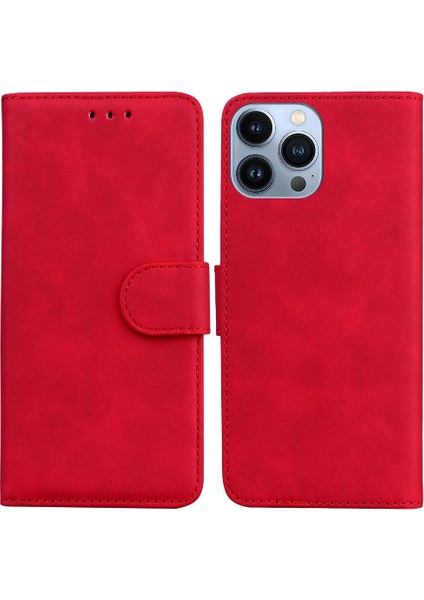 IPhone 15 Için Flip Case Pro Max Premium Pu Deri Standı Tutucu Kart Yuvası (Yurt Dışından)