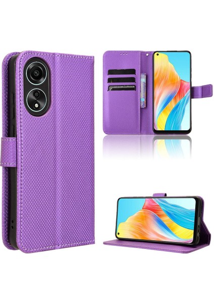 Oppo A78 4g Kickstand Manyetik Cüzdan Kart Tutucu Kapak Için Kılıf (Yurt Dışından)