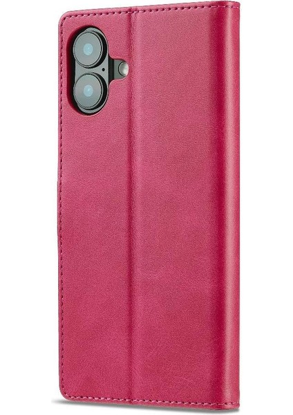 GX Boutique IPhone 16 Kart Yuvaları Cüzdan Buzağı Doku Yatay Çevirme Için Flip Case (Yurt Dışından)