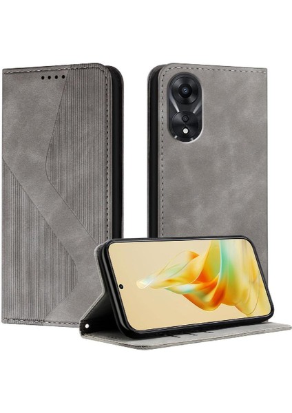 Oppo A78 4g Kart Yuvaları Için Kılıf Tutucu Pu Deri Folio Kapak Manyetik (Yurt Dışından) indirimleri