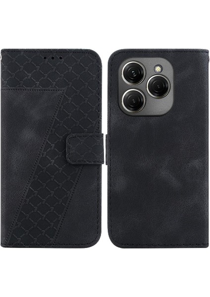 Tecno Spark 20 Pro 4g Kabartmalı Desen Kart Yuvası Fonksiyonu Için Telefon Kılıfı (Yurt Dışından)