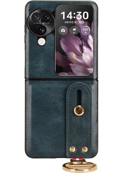 GX Boutique Oppo Bulmak N3 Flıp Kolaylık Bilek Kayışı Premium Pu Deri (Yurt Dışından)