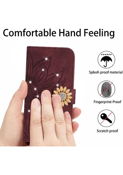 1 Kart Yuvası Standı ile Uzun Bir Kordon ile Samsung Galaxy A06 Için Kılıf (Yurt Dışından)