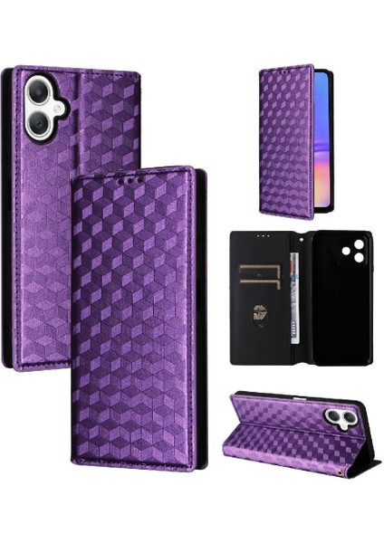 Samsung Galaxy A06 Manyetik Kapatma Cüzdan 3D Desen Kartı Için Flip Case (Yurt Dışından)