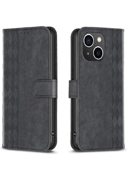 IPhone 15 Için Flip Case Çok Renkli Cüzdan Iş Deri Çanta Kartı (Yurt Dışından)