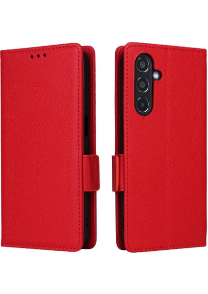 Samsung Galaxy M35 5g Pu Deri Manyetik Yan Toka Kart Için Flip Case (Yurt Dışından)