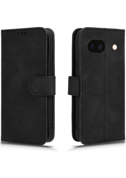 Google Piksel 8A Pu Deri Kickstand Yan Toka Cüzdan Için Flip Case (Yurt Dışından)