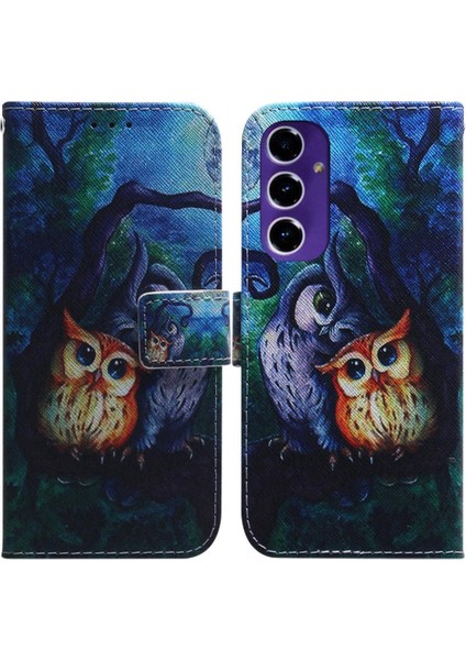 Samsung Galaxy A16 Kart Yuvaları Cüzdan Manyetik Kapatma Pu Için Flip Case (Yurt Dışından)