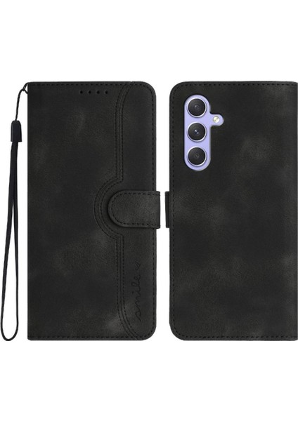 Samsung Galaxy A16 Kılıf Dahili Mıknatıs Kapak Premium Pu ile Uyumlu (Yurt Dışından)