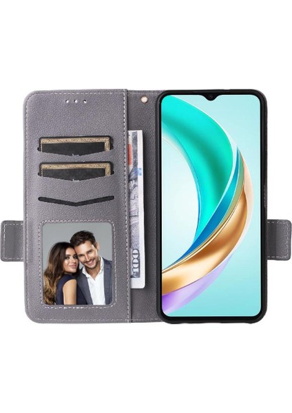 Onur X6B 4g Pu Deri Için Flip Case Yan Toka Manyetik Kart Yuvaları (Yurt Dışından)