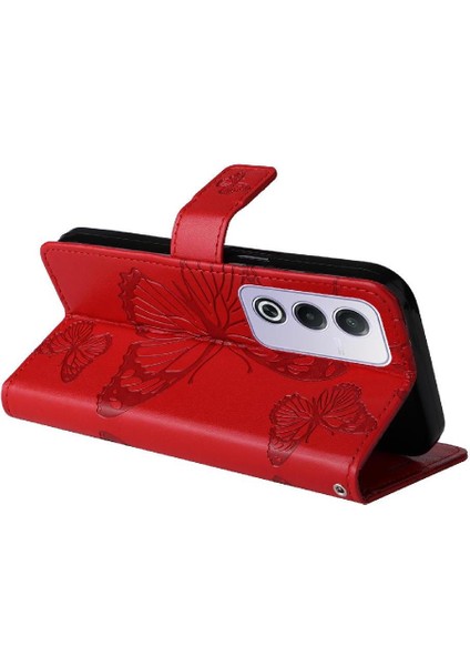 Kart Yuvası Standı Flip Kickstand ile Oppo A3 Pro 5g Pu Deri Için Kılıf (Yurt Dışından)