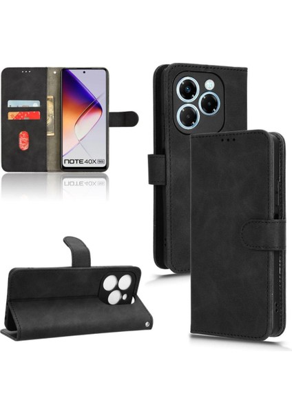 40X x Not 40X 5g Kickstand Kart Yuvaları Tutucu Pu Deri Için Flip Case (Yurt Dışından)