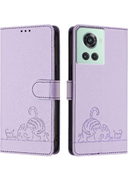 Oneplus 10R Kedi Rfıd Cüzdan Kapak Çevirin Kart Yuvası Tutucu Kickstand (Yurt Dışından) indirimleri
