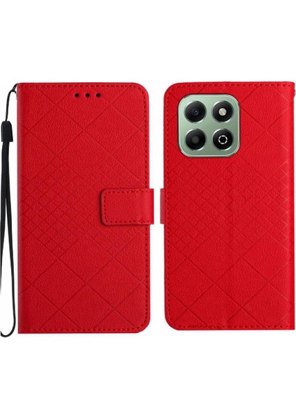El Kayışı Kart Yuvası Standı ile Onur X6B Cüzdan Pu Deri Için Flip Case (Yurt Dışından)