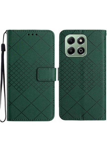 El Kayışı Kart Yuvası Standı ile Onur X6B Cüzdan Pu Deri Için Flip Case (Yurt Dışından)