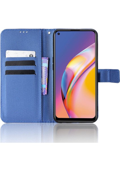 GX Boutique Oppo A94 4g Kapak Manyetik Cüzdan Kickstand Kart Tutucu Için Kılıf (Yurt Dışından)