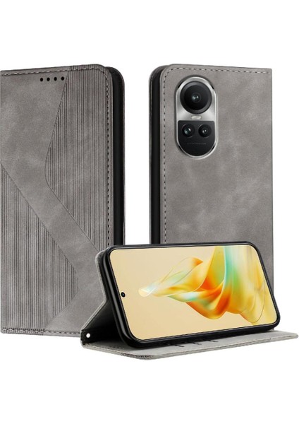 Oppo Oppo 10 5g Pu Deri Kart Yuvaları Için Kılıf Tutucu Manyetik Cüzdan Flip (Yurt Dışından) indirimleri