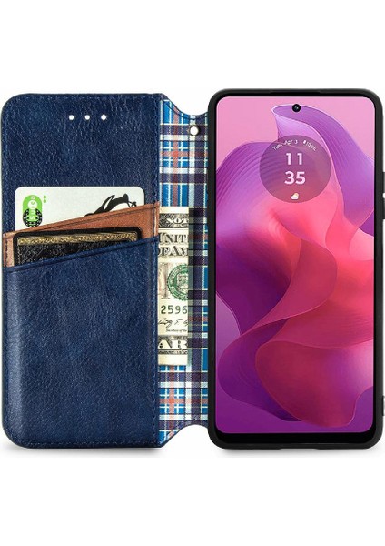 Motorola Moto G24 Zarif Iş Moda Tasarım Cüzdan Kılıf (Yurt Dışından) fiyatları