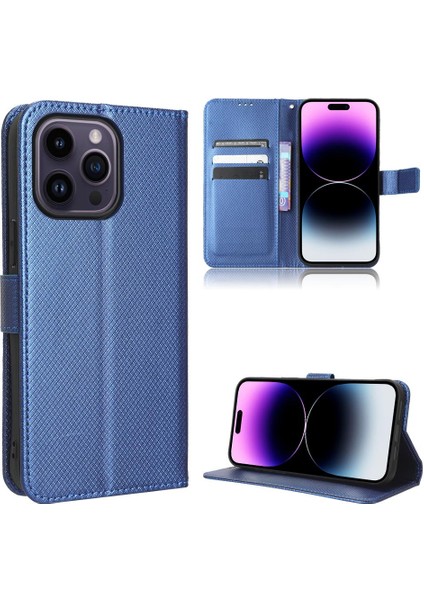 IPhone 15 Için Kılıf Pro Max Manyetik Cüzdan Kapak Kart Tutucu Kickstand (Yurt Dışından)