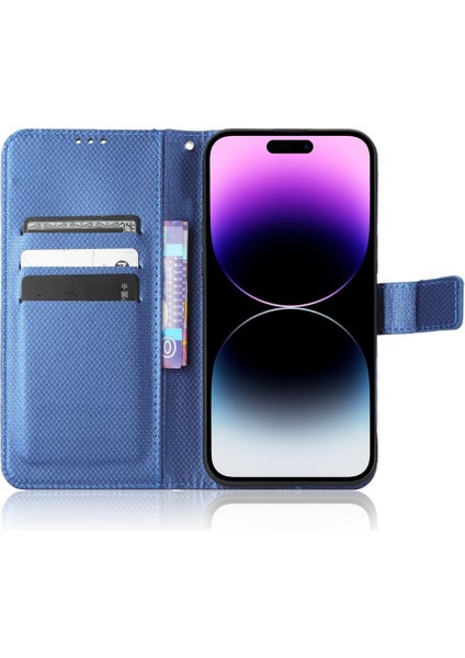 IPhone 15 Için Kılıf Pro Max Manyetik Cüzdan Kapak Kart Tutucu Kickstand (Yurt Dışından)