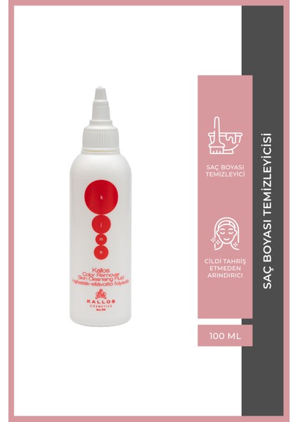 Kallos Kjmn Saç Boyası Temizleyicisi 100 ml
