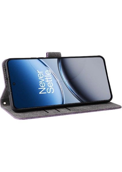 Oneplus Nord 4 5g Pu Deri Için Kılıf Rfıd Engelleme Flip Folio Cüzdan Kart (Yurt Dışından)