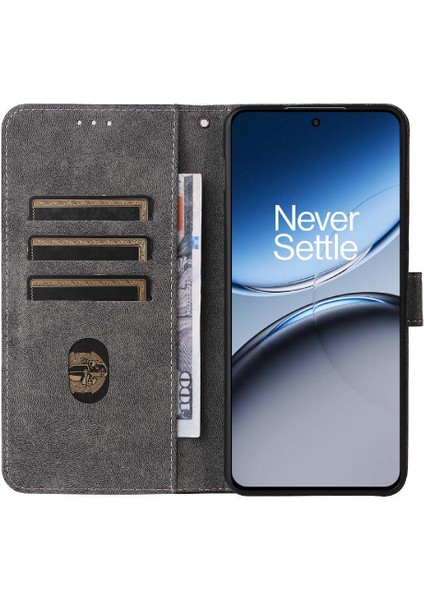 Oneplus Nord 4 5g Pu Deri Için Kılıf Rfıd Engelleme Flip Folio Cüzdan Kart (Yurt Dışından)