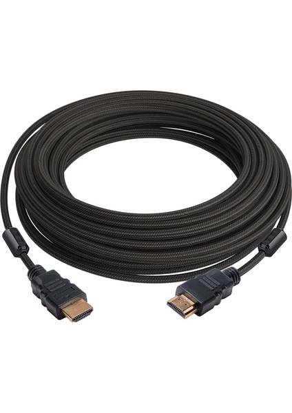 Gab-25 HDMI Kablo 1.4V 4K Örgülü 25 Metre