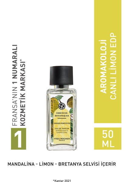 Yves Rocher Aromakoloji-Canlı Limon Edp-50 Ml-60533