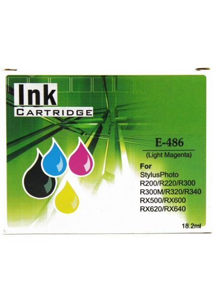 Fast®  Epson T0486 Açık Kırmızı Ink Kartuş 18,2ml